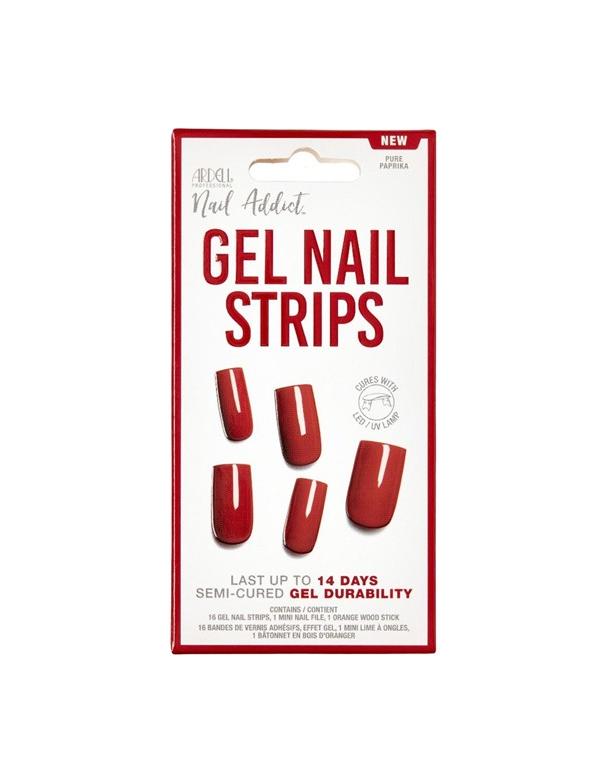 Ardell Nail Addict Gel Nail Strips Pure Paprika