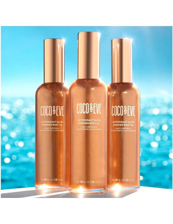 Coco & Eve Antioxidant Glow Shimmer Body Oil - 100ml