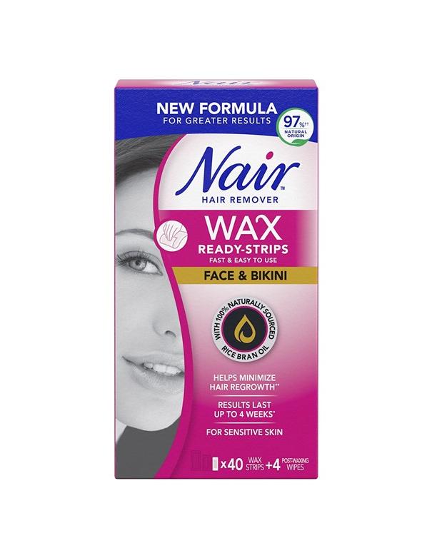 Nair Wax Ready Strips for Face & Bikini