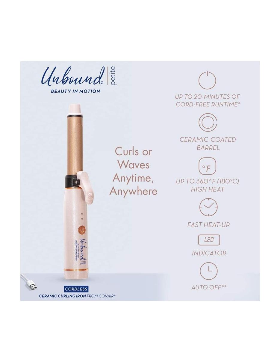 Conair Unbound Petite Cordless Recharge Mini Curling Iron