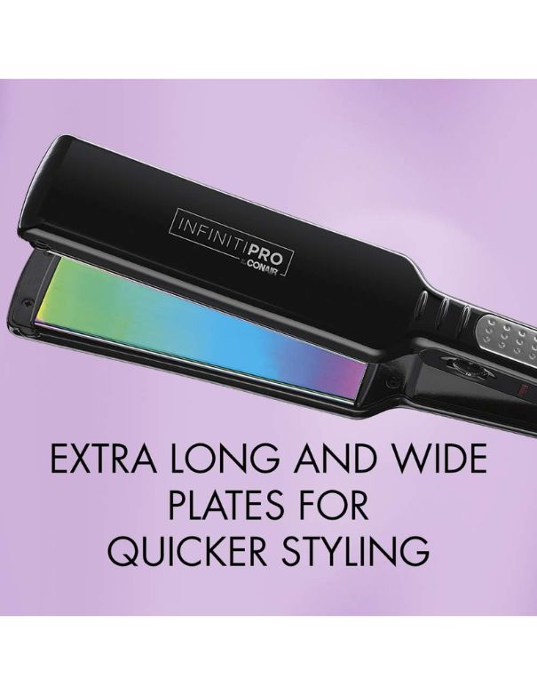 Conair InfinitiPRO Rainbow Titanium Straightener 1-3/4