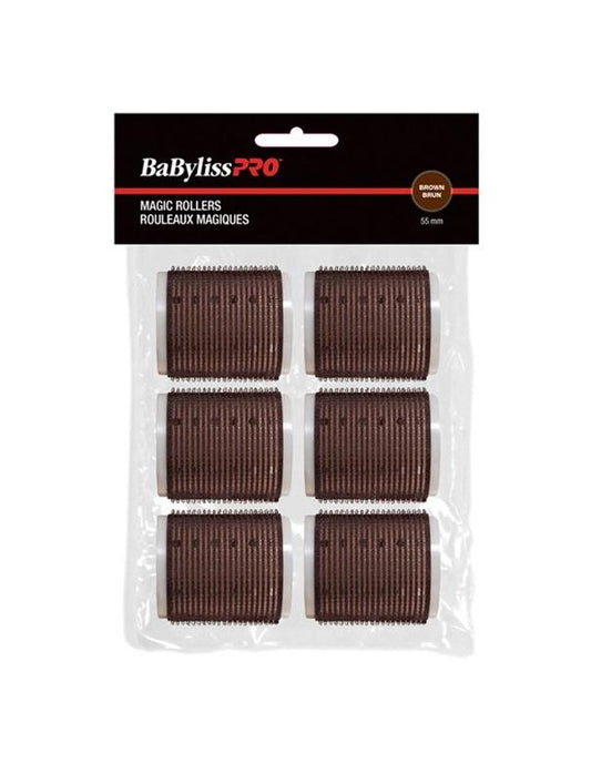 BabylissPRO Self-Gripping Velcro Rollers 55mm