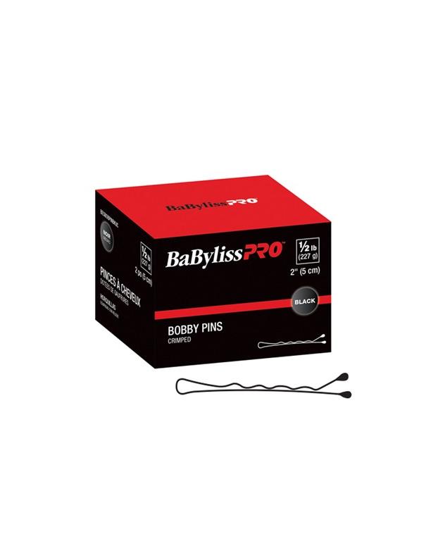 BaBylissPro Bobby Pins 2 Crimped Black