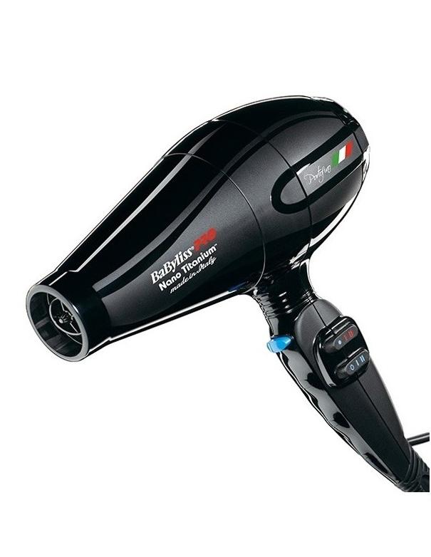 BaByliss PRO Hairdryer Portofino Ionic Nano Titanium - BABNT6610NC