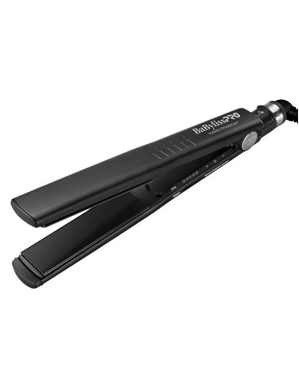 BabylissPro Nano Titanium Dual Ionic Flat Iron 1-1-4 Black