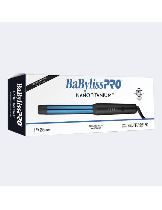BaBylissPRO Nano Titanium Curling Wand (Midnight Blue) 1