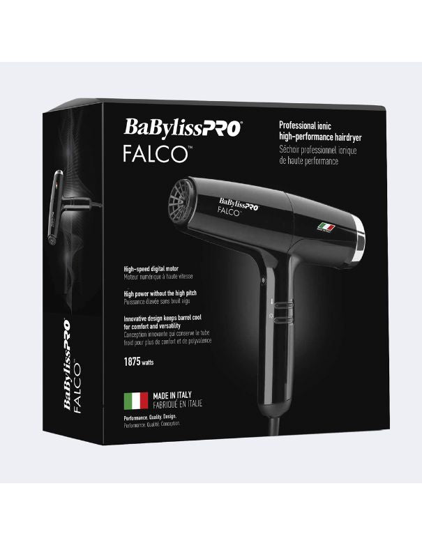 BaBylissPRO Falco Professional Ionic High-Performance Hairdryer
