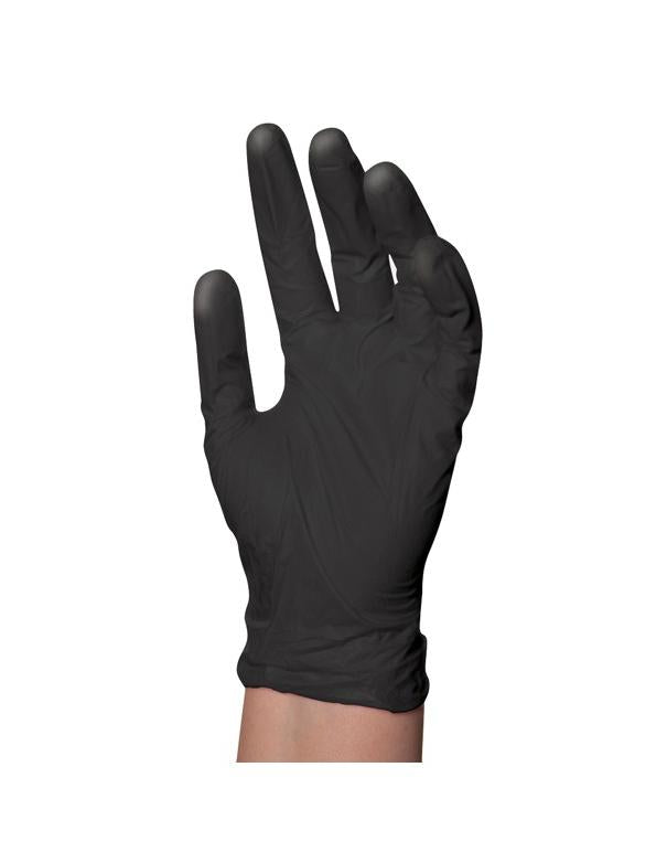 BabylissPro Disposable Nitrile Gloves Black Small