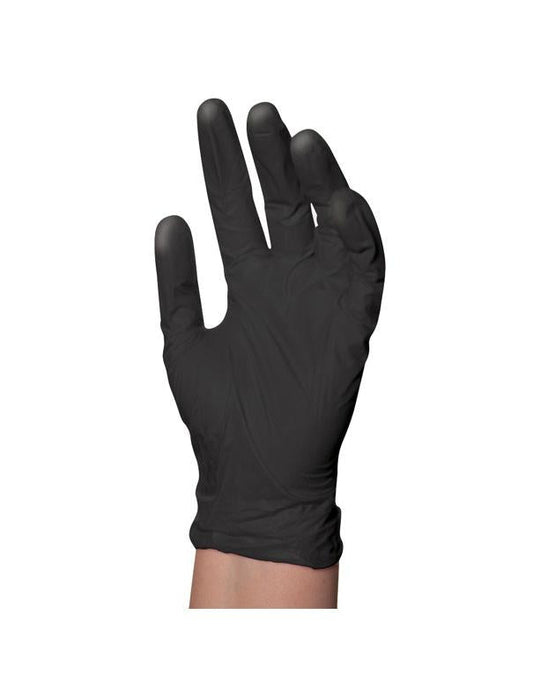BabylissPro Disposable Nitrile Gloves Black Small
