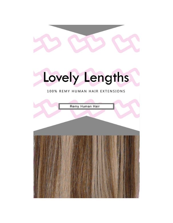 Lovely Lengths Clip-In Extensions 20 Inch 816 Honey Ash