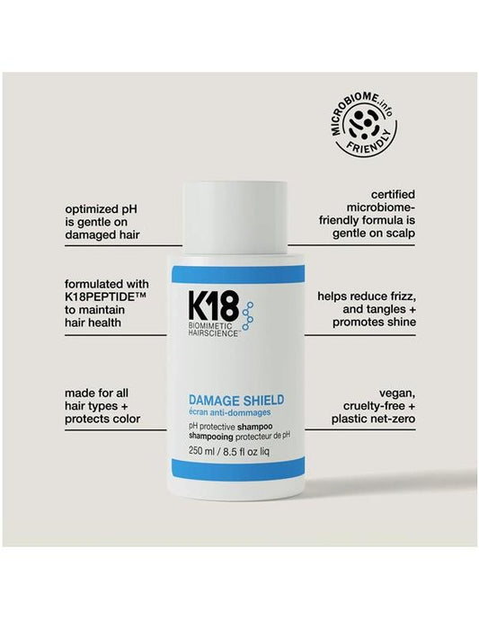 K18 Damage Shield PH Protective Shampoo - 250ml