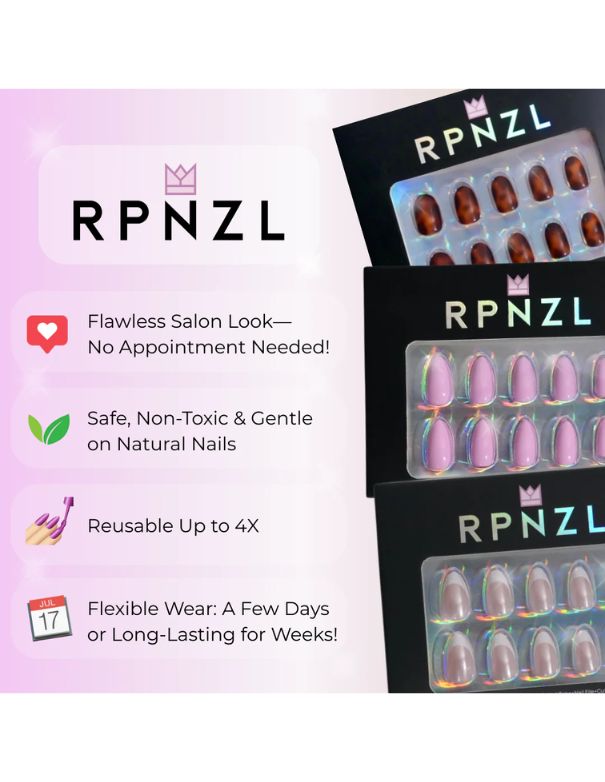 RPNZL Press-on Nail Kit - Midnight