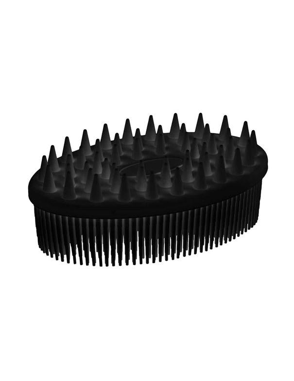 Relaxus 2-in-1 Silicone Scalp & Body Brush Black