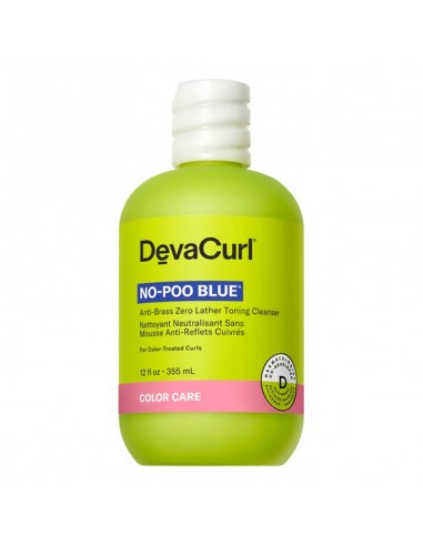 DevaCurl No-Poo Blue Anti-Brass Toning Cleanser - 355ml