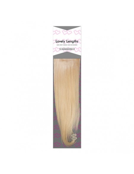 Lovely Lengths Clip-In Extensions 20 Inch 613 Bleach