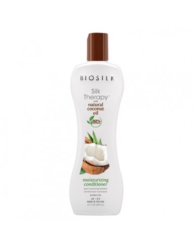 BioSilk Silk Therapy Coconut Oil Moisturizing Conditioner - 355ml