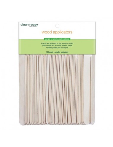 Clean+Easy Large Wax Applicator Sticks