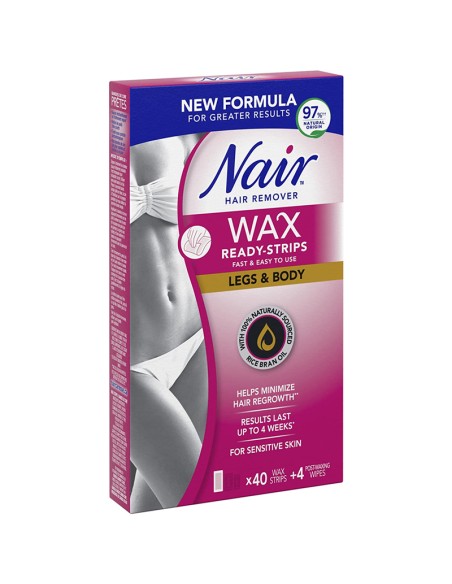 Nair Wax Ready Strips for Legs & Body