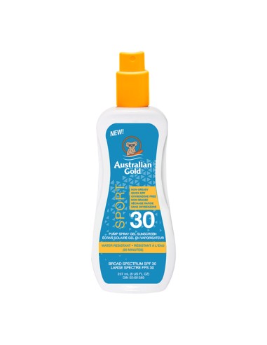 Australian Gold Spray Gel Sunscreen Sport SPF 30 - 237ml
