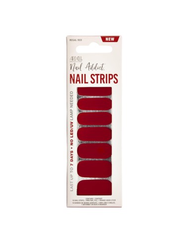 Ardell Nail Addict Nail Strips Regal Red