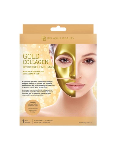 Relaxus Gold Collagen Hydrogel Facial Mask