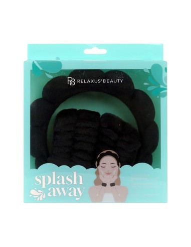 Relaxus SplashAway Headband and Wristband Set Black