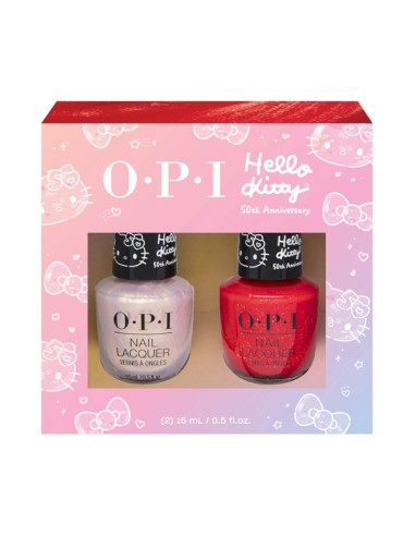 OPI Nail Lacquer Duo Pack Hello Kitty