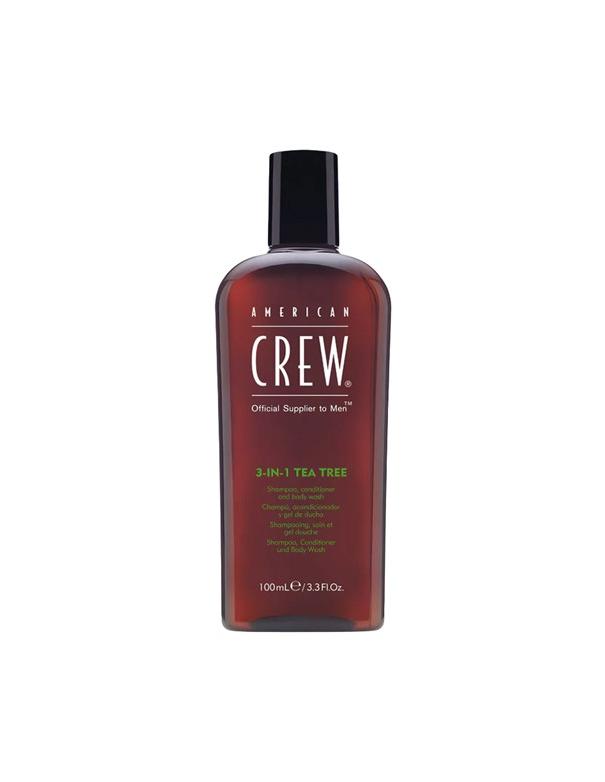 American Crew 3-in-1 Tea Tree Mini - 100ml