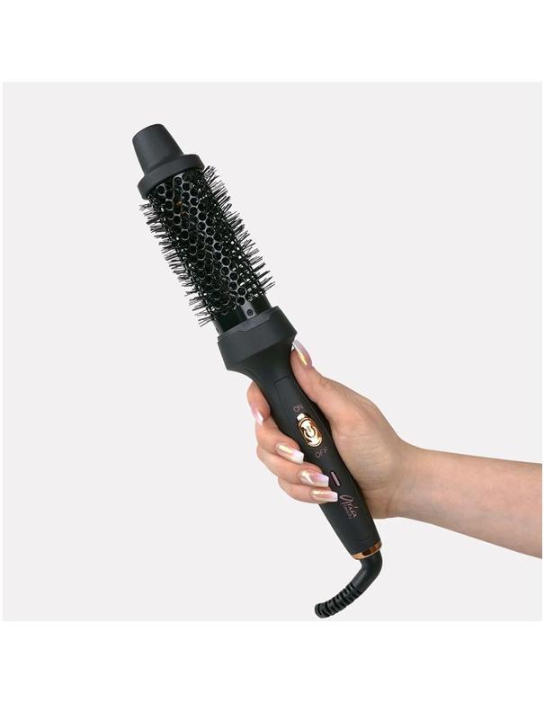 Brosse coiffante chaude Aria HairGoals noire 1,5
