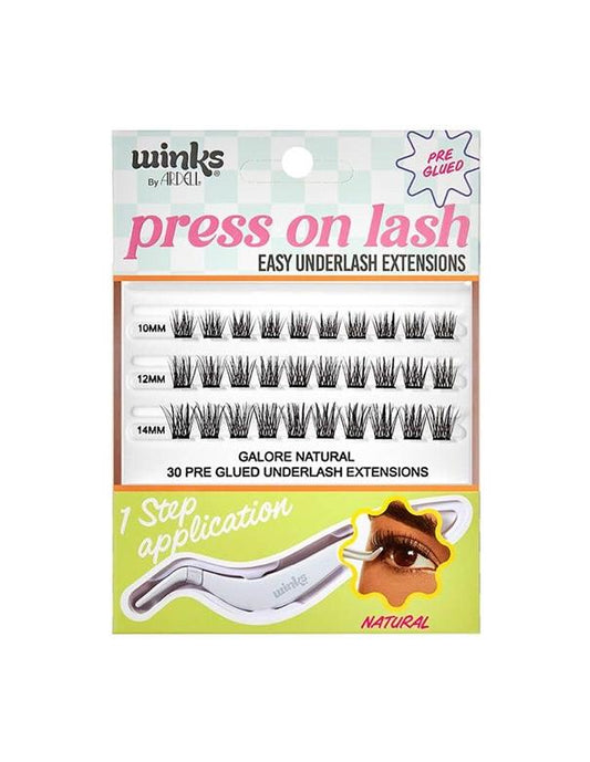 Ardell Winks Galore Natural Press On Pre-Glued Underlash Extensions Kit