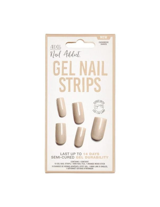 Ardell Nail Addict Gel Nail Strips Cashmere Sands