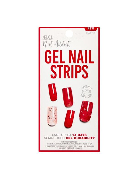 Ardell Nail Addict Gel Nail Strips - Heartfelt
