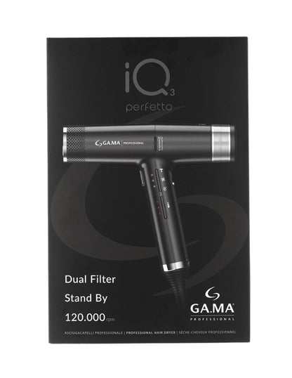 Sèche-cheveux Gama Professional IQ3 Perfetto noir