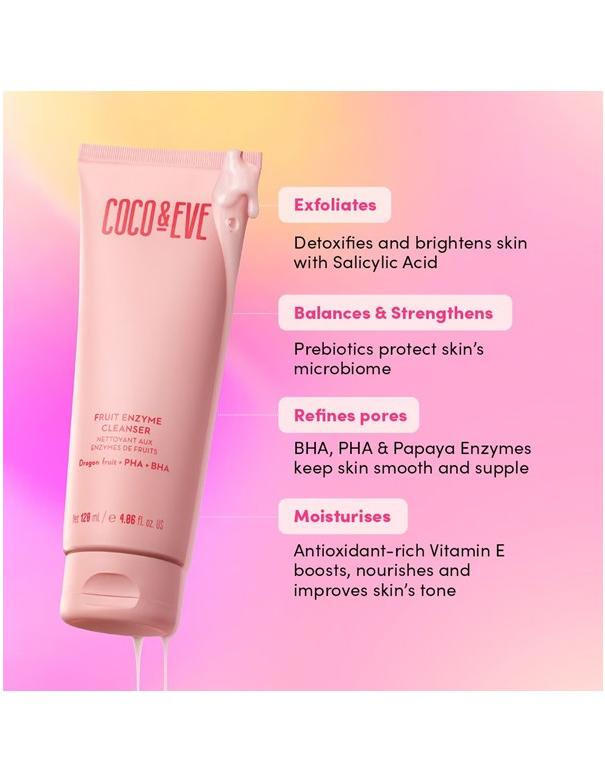 Coco &amp; Eve Nettoyant aux enzymes de fruits - 120 ml