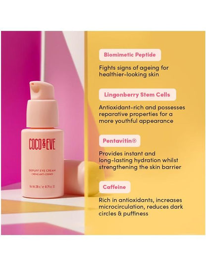 Coco & Eve Depuff Eye Cream - 20g