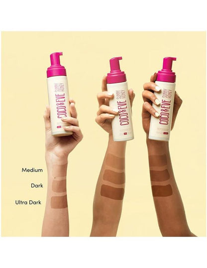 Coco & Eve Sunny Honey Bali Bronzing Foam Ultra Dark - 200ml