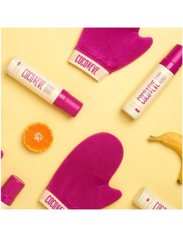 Gant de bronzage doux en velours Coco &amp; Eve