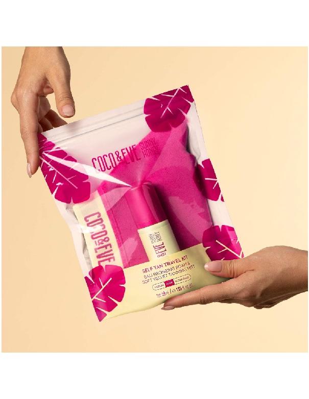 Coffret de voyage autobronzant Coco &amp; Eve foncé