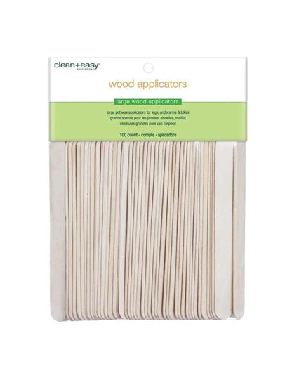 CleanEasy Large Wax Applicator Sticks
