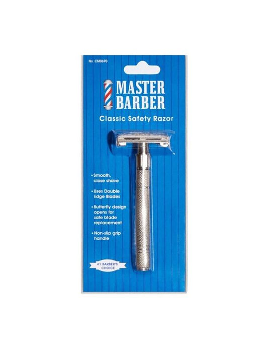 Clubman Classic Safety Razor - Nickel-Plated