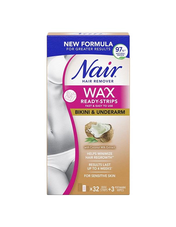 Bandes de cire Nair Ready pour bikini et aisselles