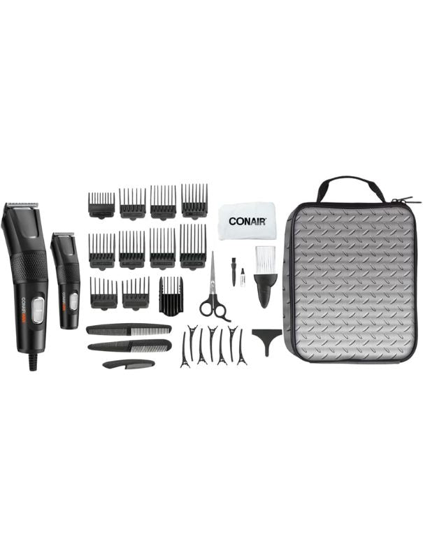 Conair Man 2-in-1 Texture Grip Combo Home Hair Cutting Kit