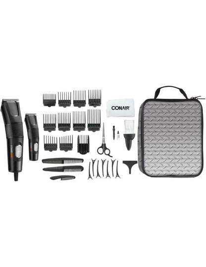 Conair Man 2-in-1 Texture Grip Combo Home Hair Cutting Kit