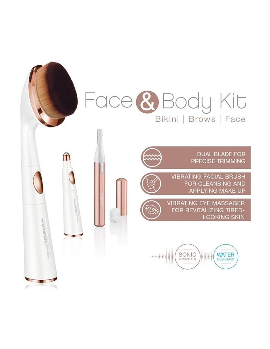 Kit de soins visage et corps Conair True Glow Glam