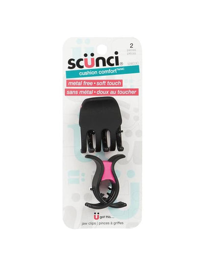 Conair Scunci Cushion Jaw Clips 2Pc