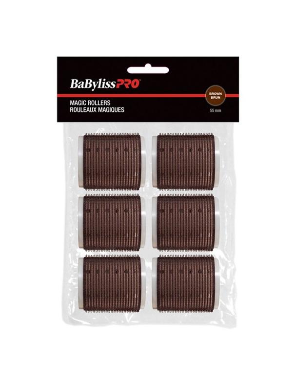 BabylissPRO Self-Gripping Velcro Rollers 55mm