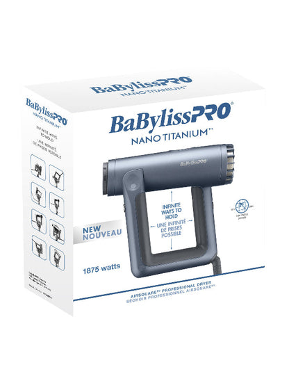 BaBylissPRO Nano Titanium Airsquare Professional Dryer