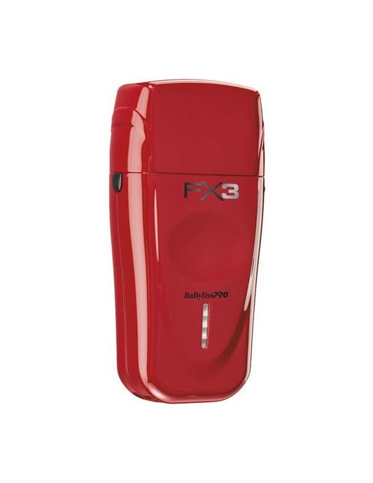 BabylissPro Fx3 Cord-cordless High Speed Double Foil Shaver Red