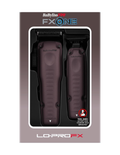 BabylissPro FXONE Lo-ProFX Purple Clipper & Trimmer Duo (Battery & Charger NOT included)