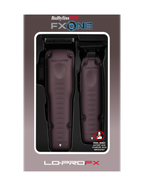 BabylissPro FXONE Lo-ProFX Purple Clipper & Trimmer Duo (Battery & Charger NOT included)